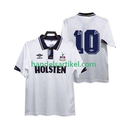 Tottenham Hotspur 10 1991 1993 Retro Heim Trikotsatz Kurzarm